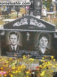 Подвійний пам'ятник з граніту ДМ-264