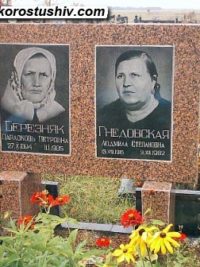 Подвійний пам'ятник з граніту ДМ-259