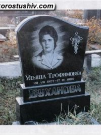 Одинарний пам'ятник з граніту ОМ-289