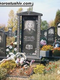 Одинарний пам'ятник з граніту ОМ-276
