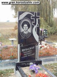 Одинарний пам'ятник з граніту ОМ-191