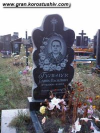 Одинарний пам'ятник з граніту ОМ-265