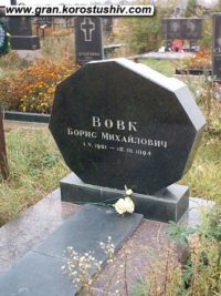 Одинарний пам'ятник з граніту ОМ-166