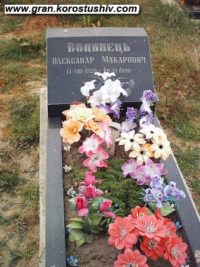 Одинарний пам'ятник з граніту ОМ-158