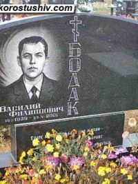 Подвійний пам'ятник з граніту ДМ-214