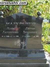 Одинарний пам'ятник з граніту ОМ-062