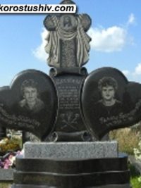Подвійний пам'ятник з граніту ДМ-159