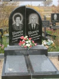Подвійний пам'ятник з граніту ДМ-126