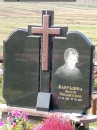 Подвійний пам'ятник з граніту ДМ-096