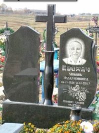 Подвійний пам'ятник з граніту ДМ-093