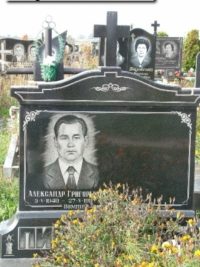 Подвійний пам'ятник з граніту ДМ-088