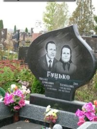 Подвійний пам'ятник з граніту ДМ-077