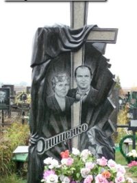 Подвійний пам'ятник з граніту ДМ-076
