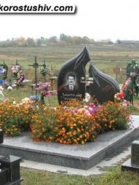Подвійний пам'ятник з граніту ДМ-034