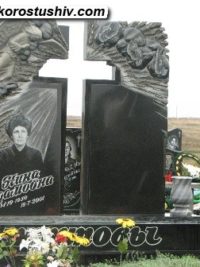Подвійний пам'ятник з граніту ДМ-033