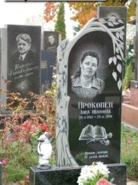 Одинарный памятник с гранита ОМ-396