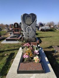Одинарный памятник с гранита ОМ-407