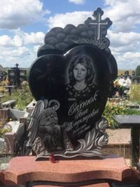 Одинарный памятник с гранита ОМ-413