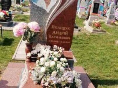 Цветные портреты на гранитных памятниках