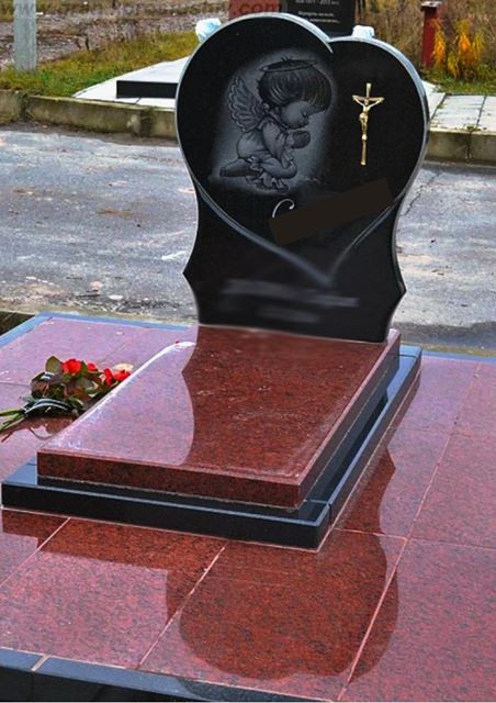 пам ятники дитячі з ангелами граніт під ключ Коростишів київ Україна фото ціна