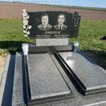 подвійні пам ятники з граніту під ключ граніт Коростишів київ Україна фото ціна