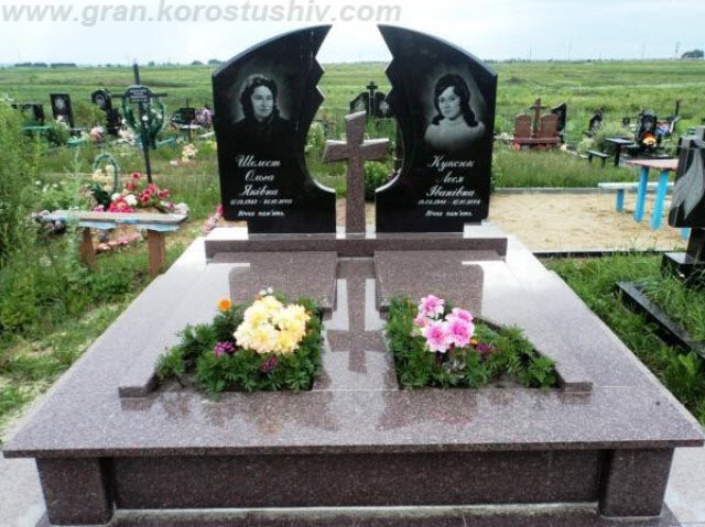 надгробки з граніту під ключ граніт Коростишів київ Україна фото ціна