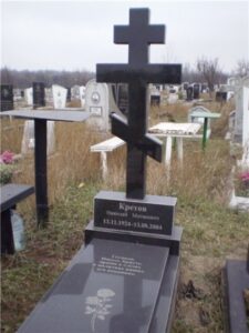 памятники з граніту з хрестом під ключ граніт Коростишів київ Україна фото ціна